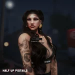 Half up pigtails for MP Female V1.0 Half up pigtails for MP Female V1.0