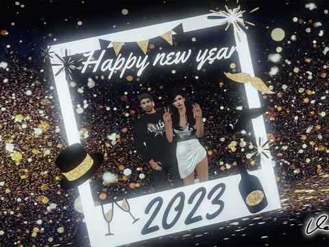 Happy New Year Backdrop V1.0