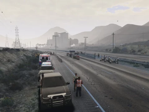 Highway Checkpoint [MapEditor] V1.0