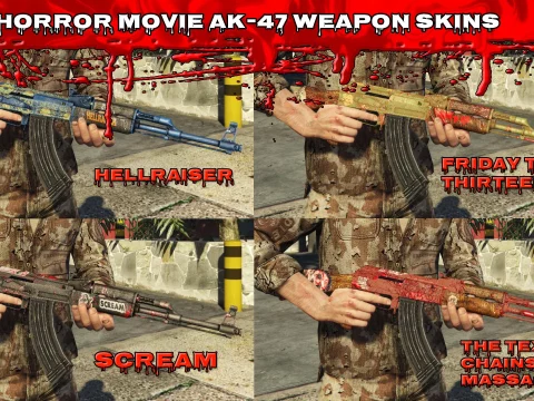 Horror Movie AK47 Weapon [Skins]