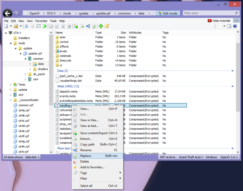 How To Use OpenIV “mods” Folder And Keep Your Original GTA V Files Safe ...