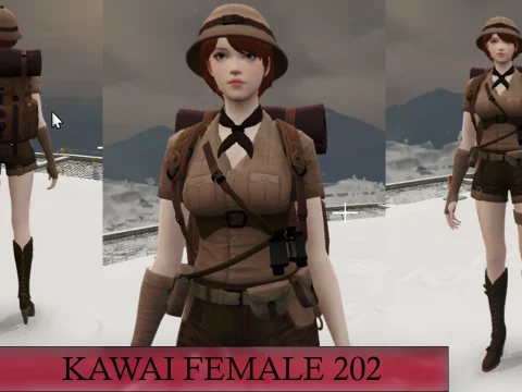 Kawai Female 202 [Add-On Ped / FiveM]