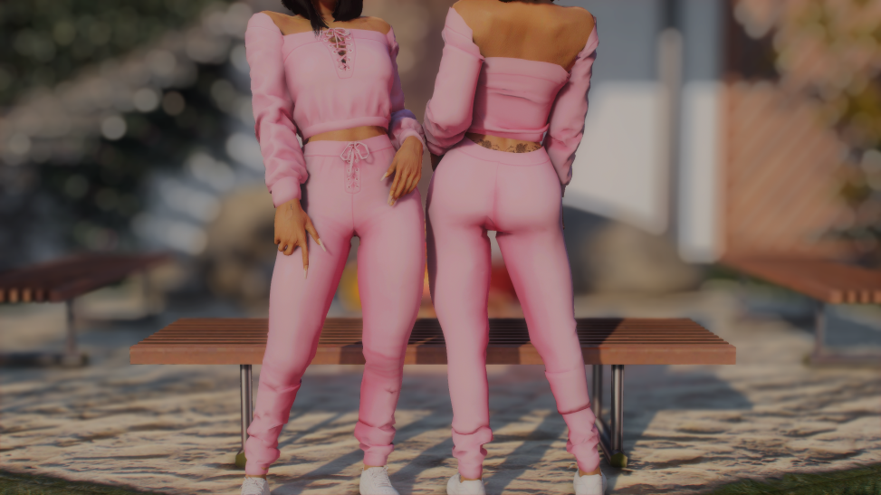 Lace sweatsuit set for MP Female v1.0