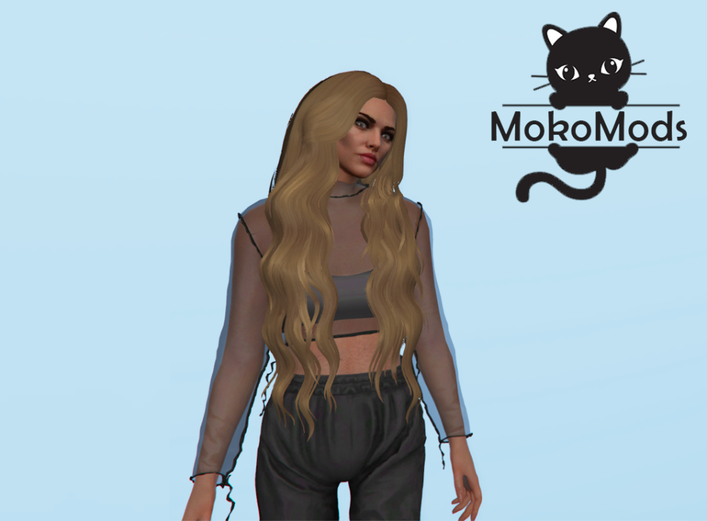 Long Wavy Hairstyle for MP Female V1.0