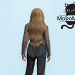Long Wavy Hairstyle for MP Female V1.0