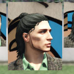 Longer Hair with bun for MP Male V1.0