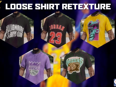 Loose Shirt RETEXTURE pack V1.0