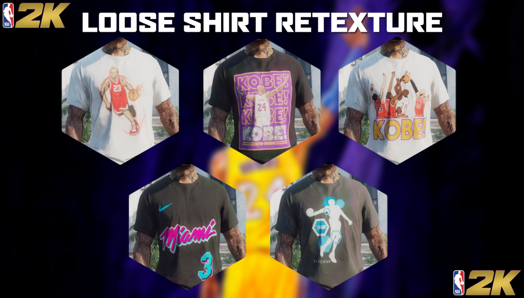 Loose Shirt retexture pack #2 V1.0