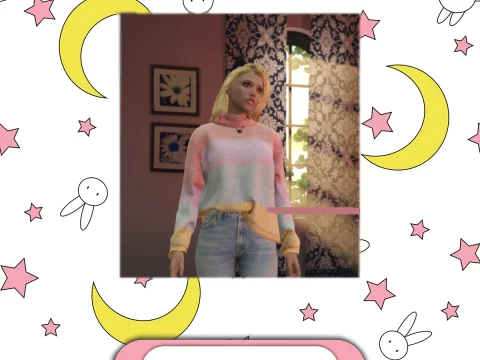 Low Poly Sweater for MP Female