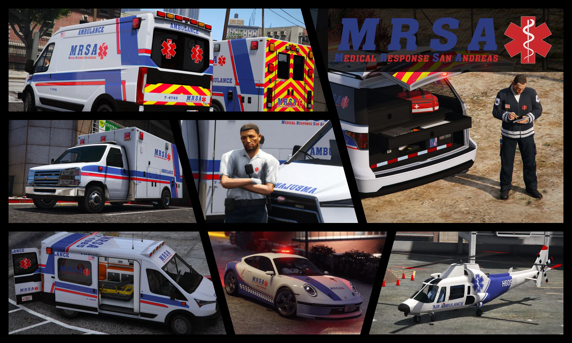 Medical Response San Andreas (MRSA) Pack V1.1 – GTA 5 mod