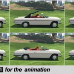 Mercedes-Benz W114 cabrio [Add-On | Roof Animation | LODs] V1.0