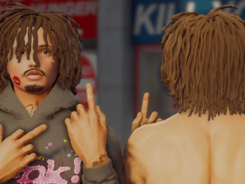 Messy Locs for MP Male