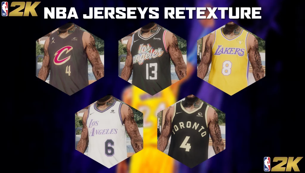 NBA Jerseys RETEXTURE pack V1.0