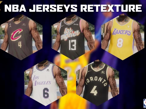 NBA Jerseys RETEXTURE pack V1.0