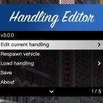 Real Time Handling Editor V3.0