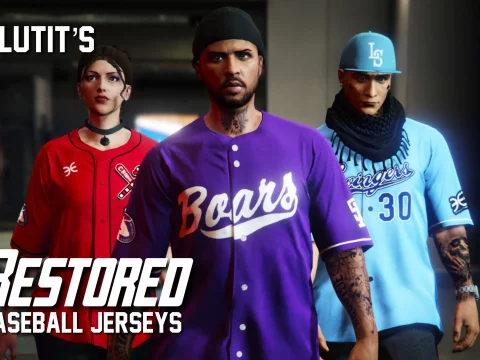 Restored Baseball Jerseys for MP Male / Female V1.0