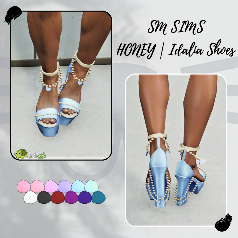 SM Sims HONEY | Idalia Shoes for MP Female V1.0