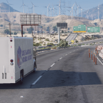Sandy Shores Highway Exit Road Works / Construction [YMAP]
