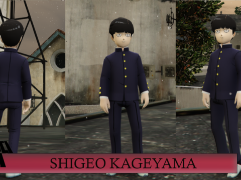Shigeo Kageyama Mob Psycho [Add-On Ped / FiveM]
