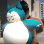 Snorlax Backpack for MP Male