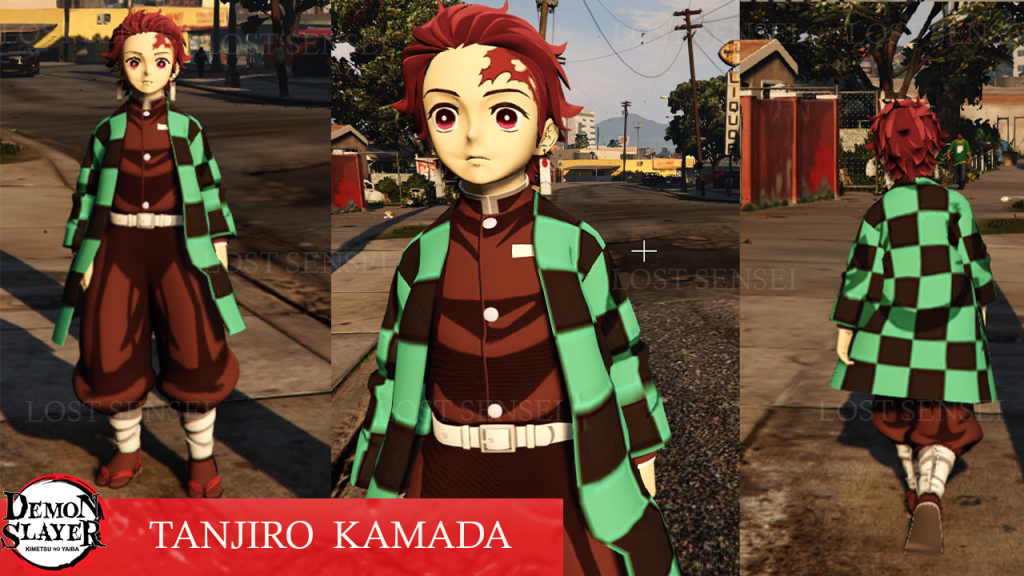 Tanjiro Kamada Demon Slayer [Add-On Ped / FiveM] V1.0