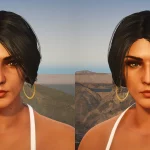 Upscaled Face Textures for MP Male / Female V1.0