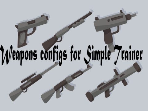 Weapons configurations for Simple Trainer
