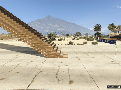 Wood up Stair Ramp Challenge [ Menyoo Pc ]
