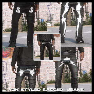 Y2K Styled Sagged Jeans V1.0 [MP Male] – GTA 5 mod