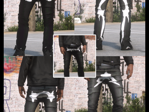 Y2K Styled Sagged Jeans V1.0 [MP Male]