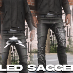 Y2K Styled Sagged Jeans V1.0 [MP Male]