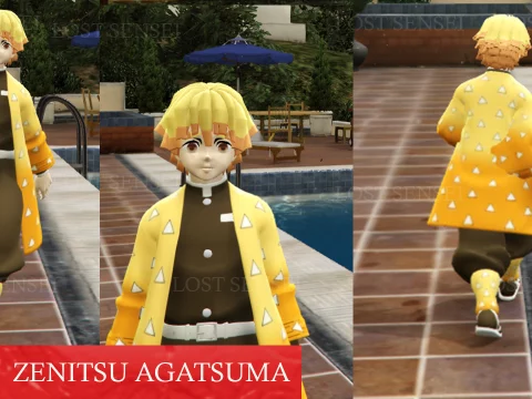 Zenitsu Agatsuma Demon Slayer [Add-On Ped / FiveM] V1.0