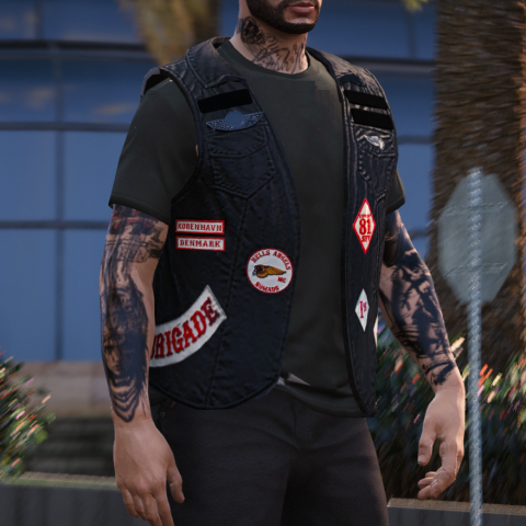 Hells angels denmark V1.1 [fivem ready][SP ready] – GTA 5 mod