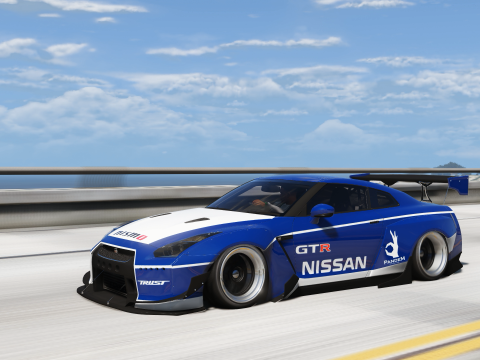 2010 Nissan GT-R Spec-V Pandem [Add-On / Replace | Template | RHD] V2.5