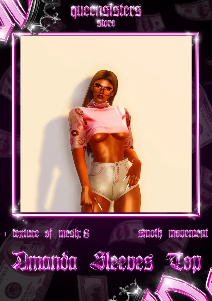 Amanda Sleeves Top for MP Female