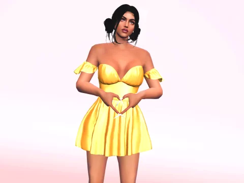 Angel Dress for MP Female V1.0