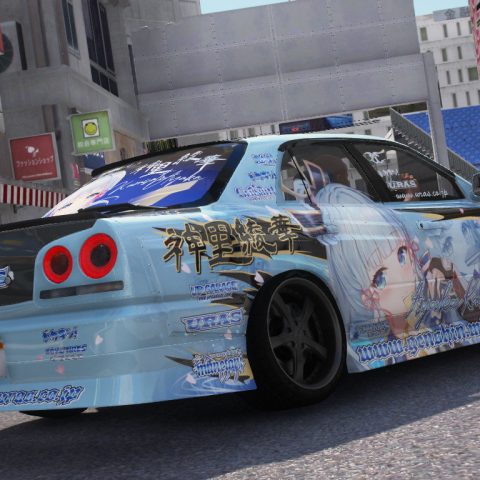 Ayaka Kamisato Itasha Livery Nissan Skyline ER34 Uras D-Spec V1.1 – GTA ...