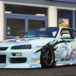 Ayaka Kamisato Itasha Livery Nissan Skyline ER34 Uras D-Spec V1.1