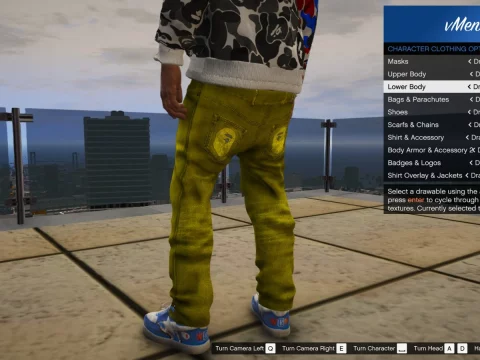 Bape jeans for MP Male V1.0