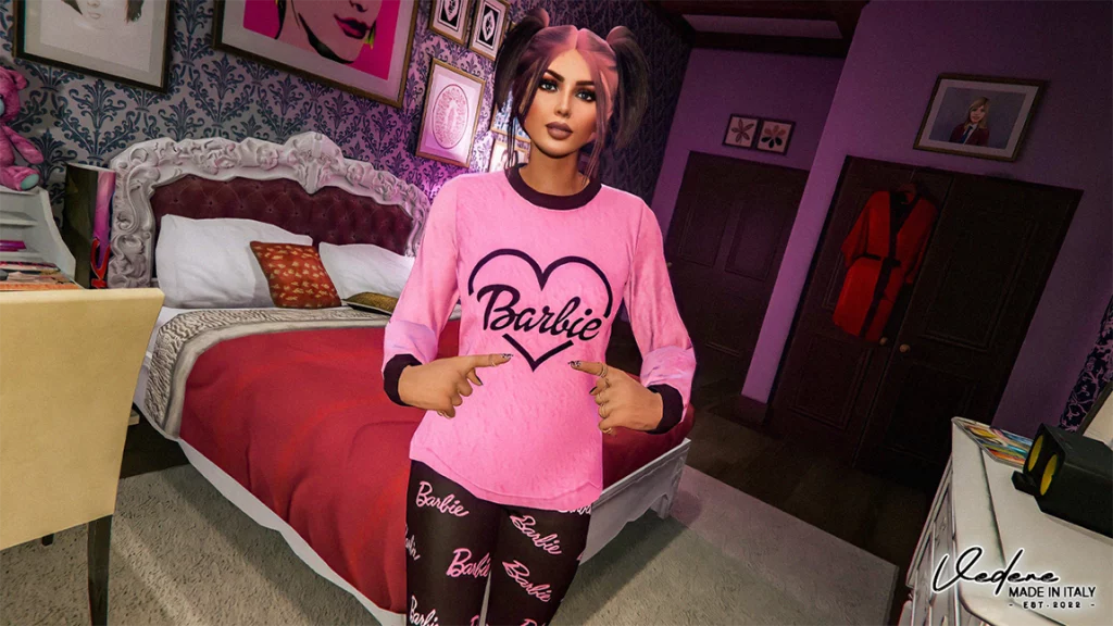Barbie Pyjama Set for MP Female V1.0
