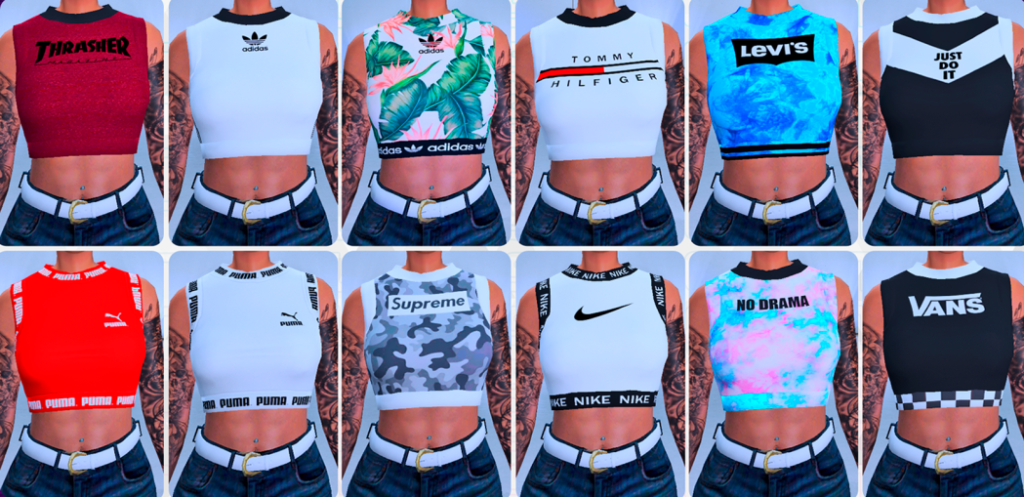 Brand Top for MP Female V1.0