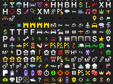Colored Map Icons V2.0