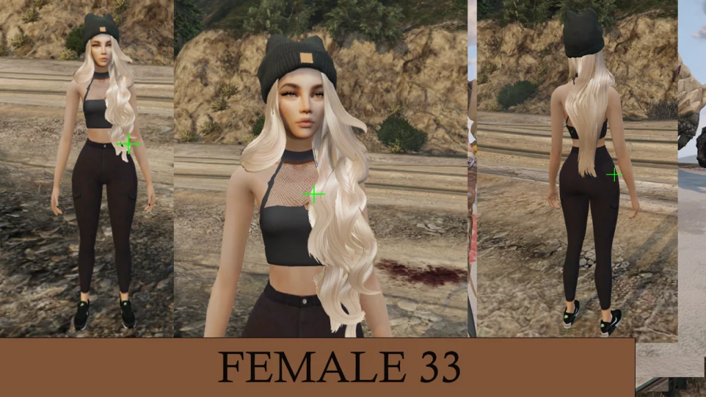 Custom Female33 [Add-On ped / FiveM] V2.0