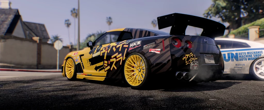 Drift Paintjob for Vsoreny's Nissan GT-R R35 V1.0