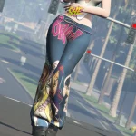 Futuristic 2000s top and pants for MP Female V1.0