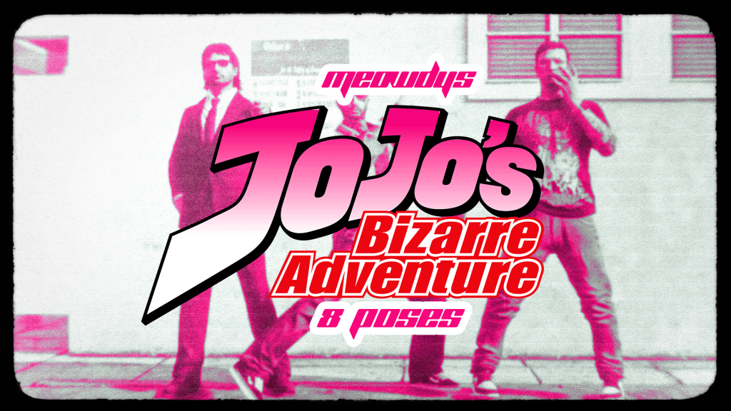 JoJo bizarre adventure 5 poses V1.0