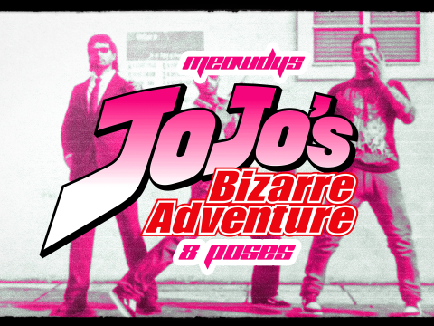 JoJo bizarre adventure 5 poses V1.0