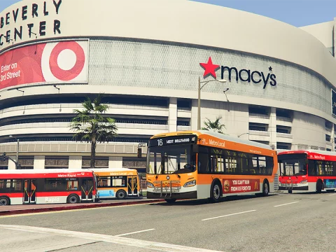 LA Metro Bus Skin for New Flyer Xcelsior V3.1
