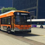 LA Metro Bus Skin for New Flyer Xcelsior V3.1