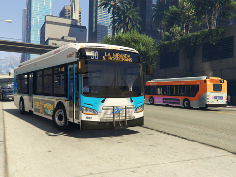 LA Montebello Bus Line Liveries for New Flyer Xcelsior XD40 V1.0